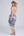 Back View: Pale Turquoise Aztec Print Sarong with Wrap Design