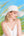 Romero - Rhinestone Belt Straw Floppy Hat