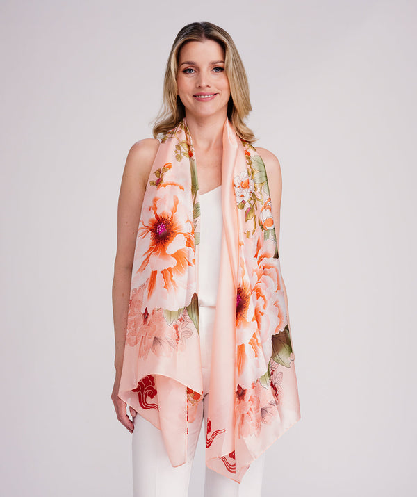 Rosalyn - Satin Silk Scarf