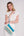 Sac à embrayage Saffira - Sable/Turquoise pâle
