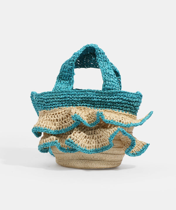 Saffira - Straw Crossbody Bag