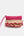 Sand and Hot Pink Woven Straw Clutch Bag