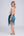 Back View: Kingfisher Fringed and Beaded Sarong with Tassels and Shell Beading