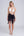 Navy Fringed and Beaded Sarong with Tassels and Shell Beading