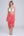 Coral Semi-Sheer Plain Sarong with Fuller Length.
