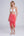 Coral Semi-Sheer Plain Sarong with Fuller Length.