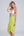 Lime Semi-Sheer Plain Sarong with Fuller Length.