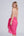 Hot Pink Lightweight Cotton Sarong with Pom-Pom Edging