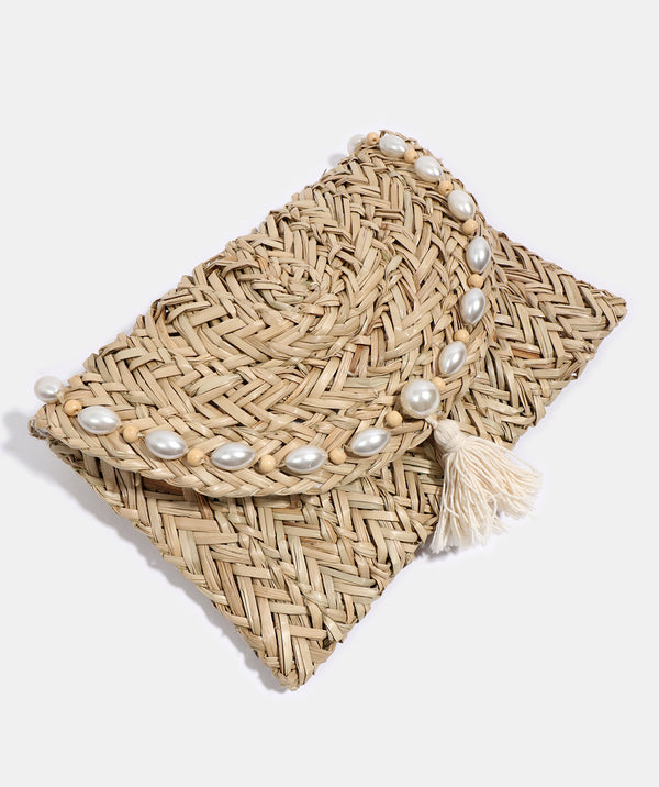 Santander Clutch Bag - Natural