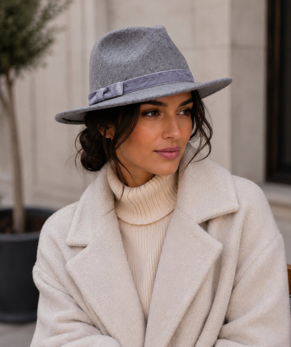 Serena - Sombrero Fedora de Lana