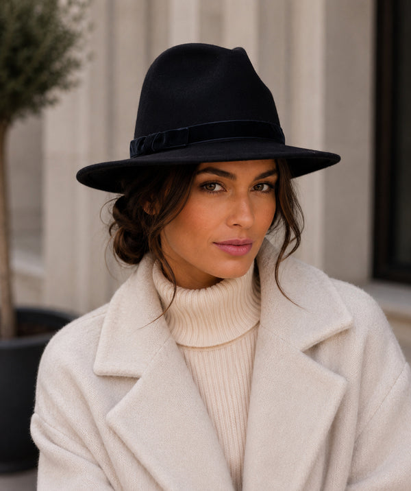 Serena - Sombrero Fedora de Lana