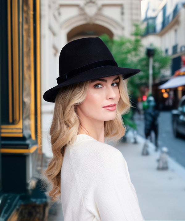 Serena - Sombrero Fedora de Lana