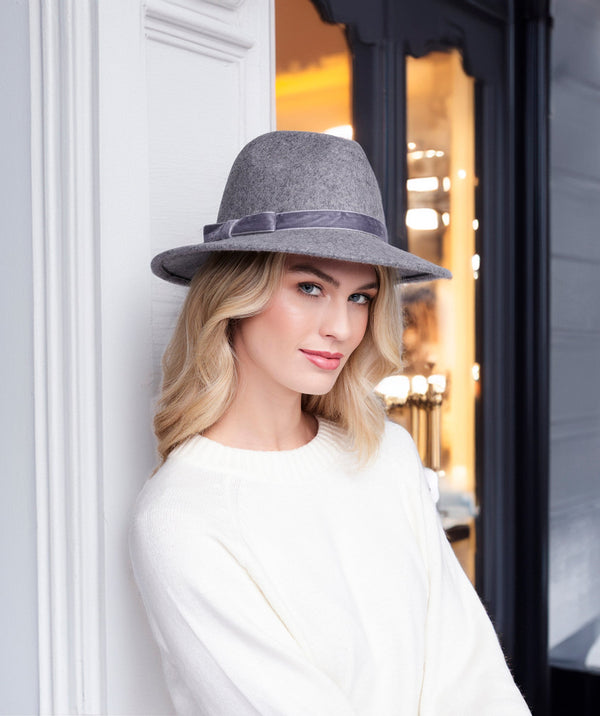 Serena - Sombrero Fedora de Lana