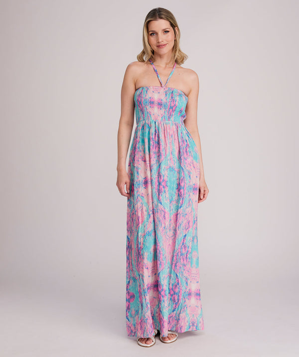 Seville Maxi Dress - Blue