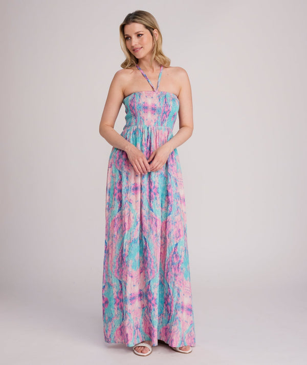 Seville - Halter Neck Maxi Beach Dress