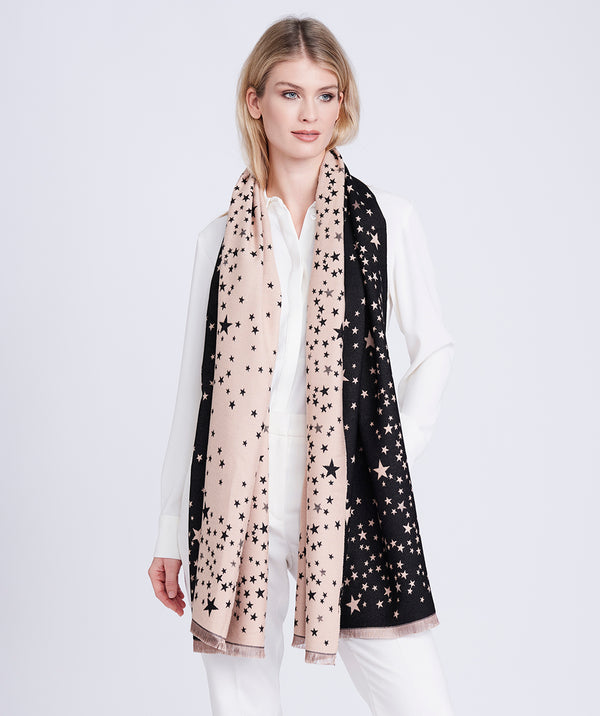 Starlette Scarf - Black/Camel