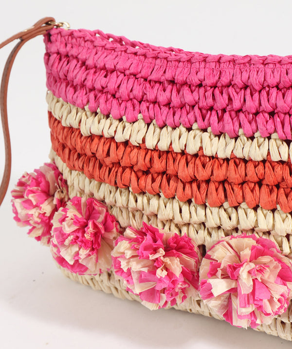 Tilda - Striped Clutch Bag