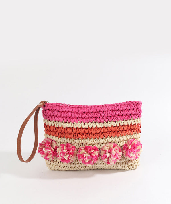 Tilda - Striped Clutch Bag