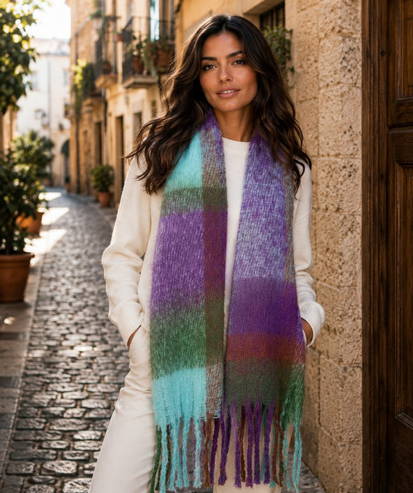 Tina - Oversized deken sjaal