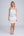 White Lace Midi Length Beach Dress with Bandeau Top.