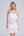 White Lace Midi Length Beach Dress with Bandeau Top.