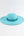 Turquoise Wide Brim Hat with Tonal Bead Embellishment