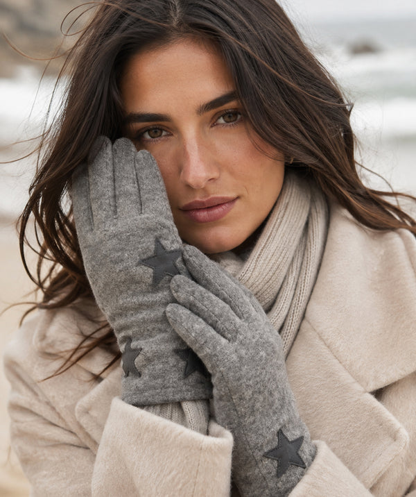 Uma - Gants Design Étoiles en Laine