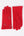 Red Patterned Wool Gloves with Warm Lining - One Size
