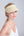 Natural Straw Visor with Shell Bead Embellishment