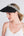 Verity - Pearl Trim Straw Visor