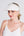Verity - Pearl Trim Straw Visor