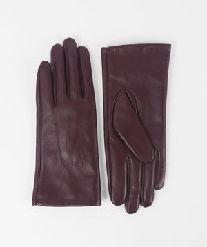 Classic Women`s Leather Gloves - Burgundy - Accessories, Burgundy, Glove, Verona, Winter Accessories