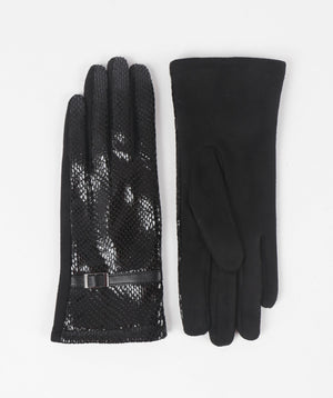 Faux Suede Snakseskin Gloves | Premium Quality, Great Value