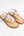 White Pearl Embellished Toe Post Sandal with Elasticated Bags