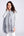 Grey Reversible Cashmere Feel Scarf with Knotted Fringes